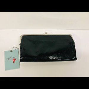 Hobo Lauren Black Leather Wallet NWT